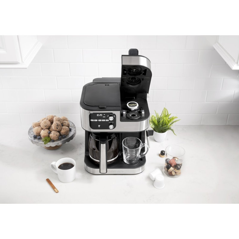 COFFEE CENTER BARISTA BAR 4-IN-1 COFFEEMAKER, Thermal, Silver Thermal, 10 cups