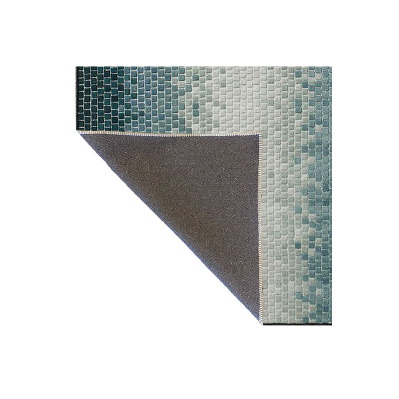 Pixel Patterned Woven Base Machine Washable Rug, Rectangle 3'3" x 4'11" Rug Pad Included