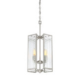 Belvidera 4 - Light Satin Platinum Single Pendant