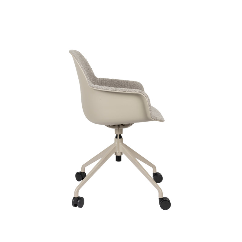Albert Swivel Task Chair, Brown, Taupe