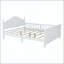 Lit plateforme double avec tête de lit, pied de lit et garde-corps convertibles-612018238-612018239