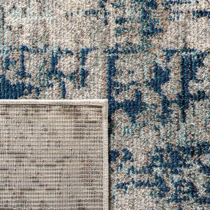 Madison Performance Abstract Rug, Rectangle 5'3" x 7'6"