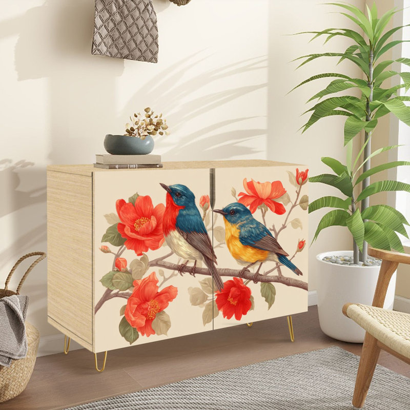 Buffet Buffet avec rangement Vibrant Birds