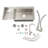 Utility Sink With Washboard For Laundry Kitchen