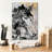 'ACTION' by Irena Orlov, Canvas Wall Art-482731147