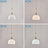Modern Milk White Glass Pendant Light UL Listed
