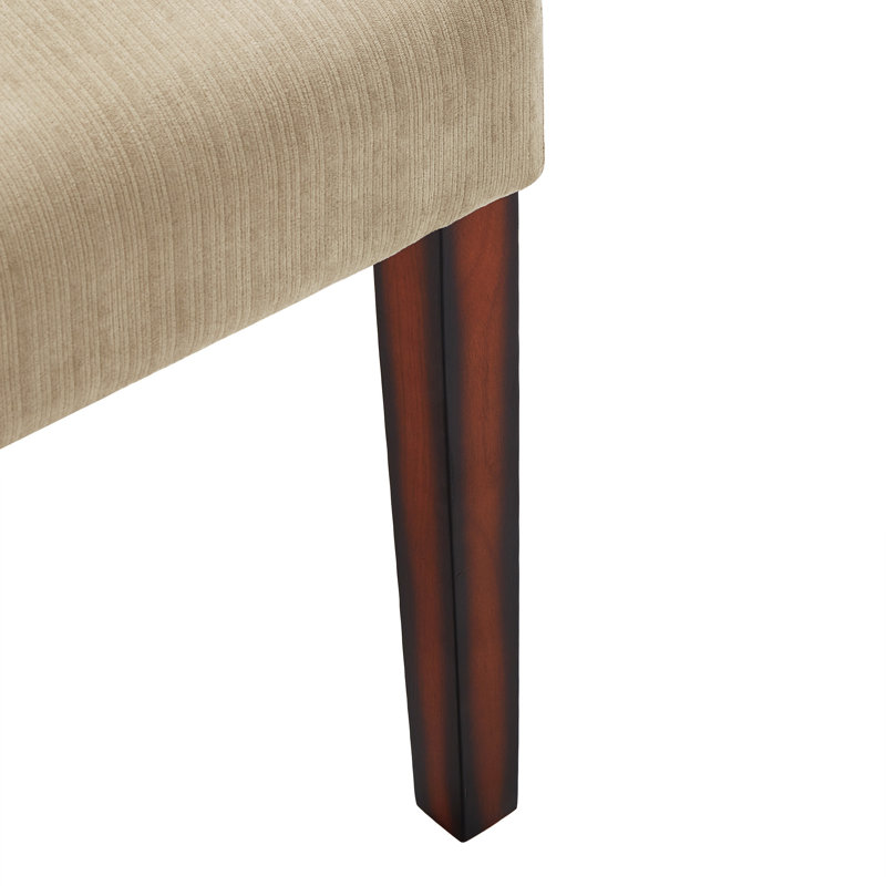 Lancaster Upholstered Parson Chair, Camel