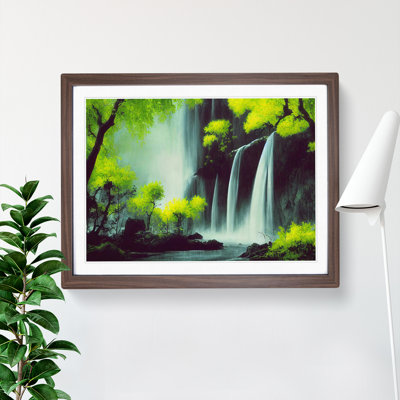 Joyous Waterfall - Framed Print