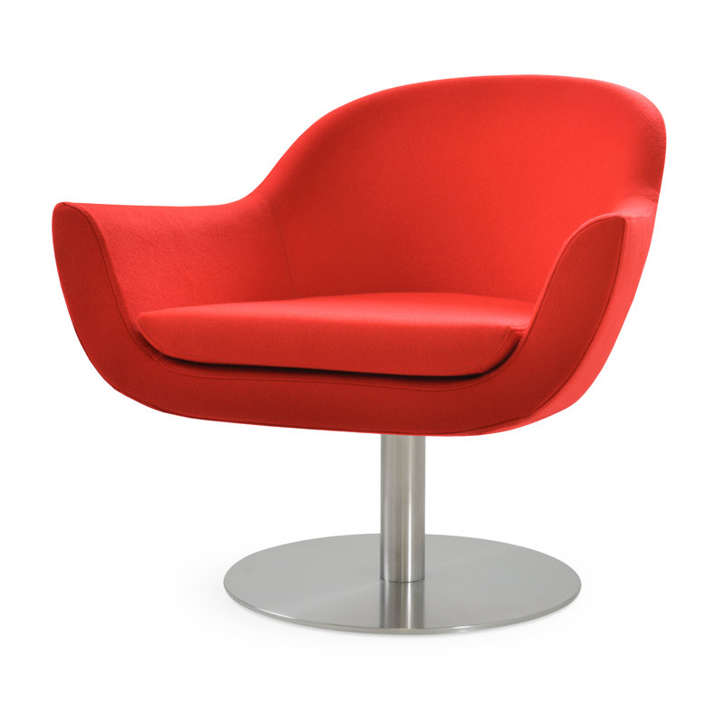 Chaise de réception Tiyren, Rouge pomme d'amour