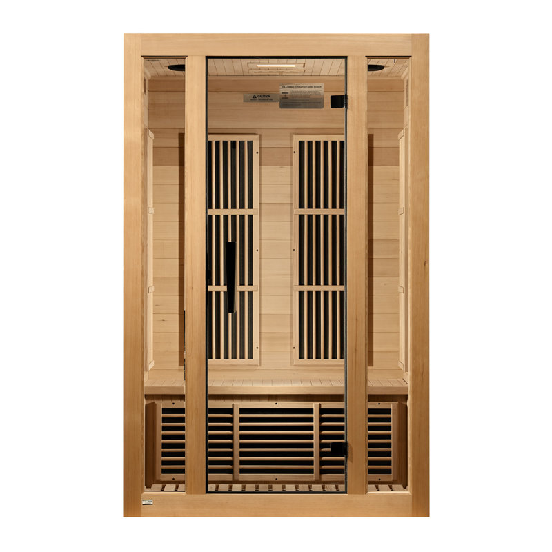 Dynamic Saunas 2 - Person FAR Infrared Sauna in Hemlock