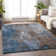 Machine Washable Indoor/Outdoor Xhevrie Coffee Rug