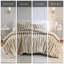 King Faux Fur Ribbed Comforter Set