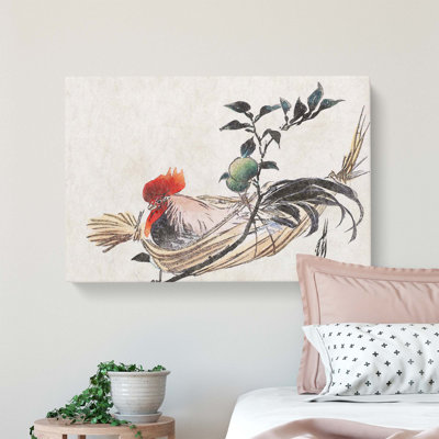 Rooster by Ogata Gekko - Wrapped Canvas