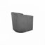 Fauteuil d'appoint pivotant en velours côtelé-127872536