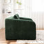 Lit en chenille 71 po 2 en 1, escamotable et pliable, avec accoudoirs et coussins, mousse haute densité, pour regarder des films au bureau