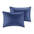 Navy King/ King Bedding - 8 Piece Collection With Luxury Comforter And Quilt Classic Pattern-116011633-116011636