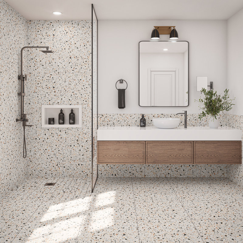 Carreau de sol en porcelaine émaillée Daltile Poke 24 x 24 (4 pièces par carton) (15,76 pieds carrés par carton)