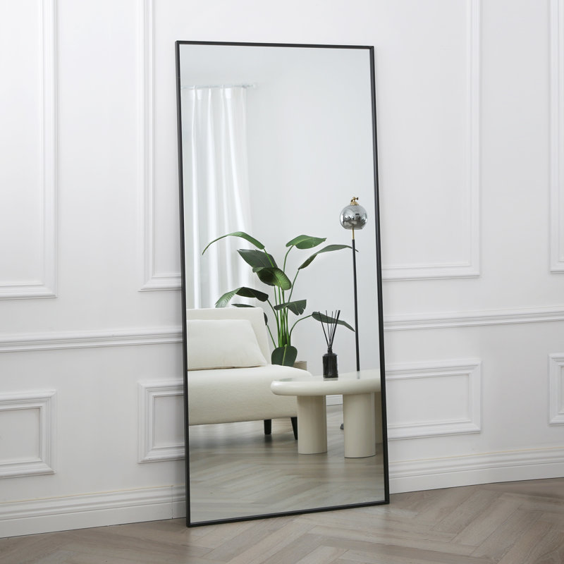 Nasly Metal Rectangle Mirror, 180cm H x 80cm W