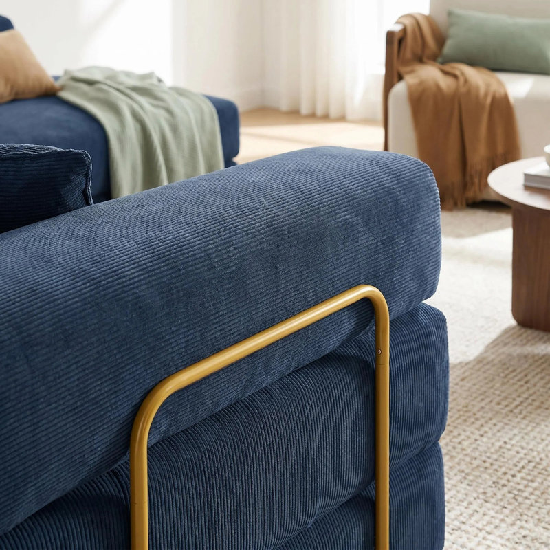 Canapé modulaire Corduroy, Blue