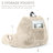 Faux Fur Reading Backrest Pillow-108989349