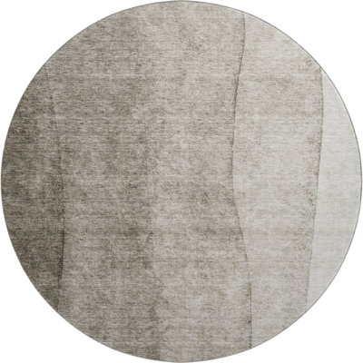 Premium Machine Washable Prisco Taupe Rug
