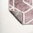 Mashawna Blocks Modern Geometric Rose/White Rug-1887029265