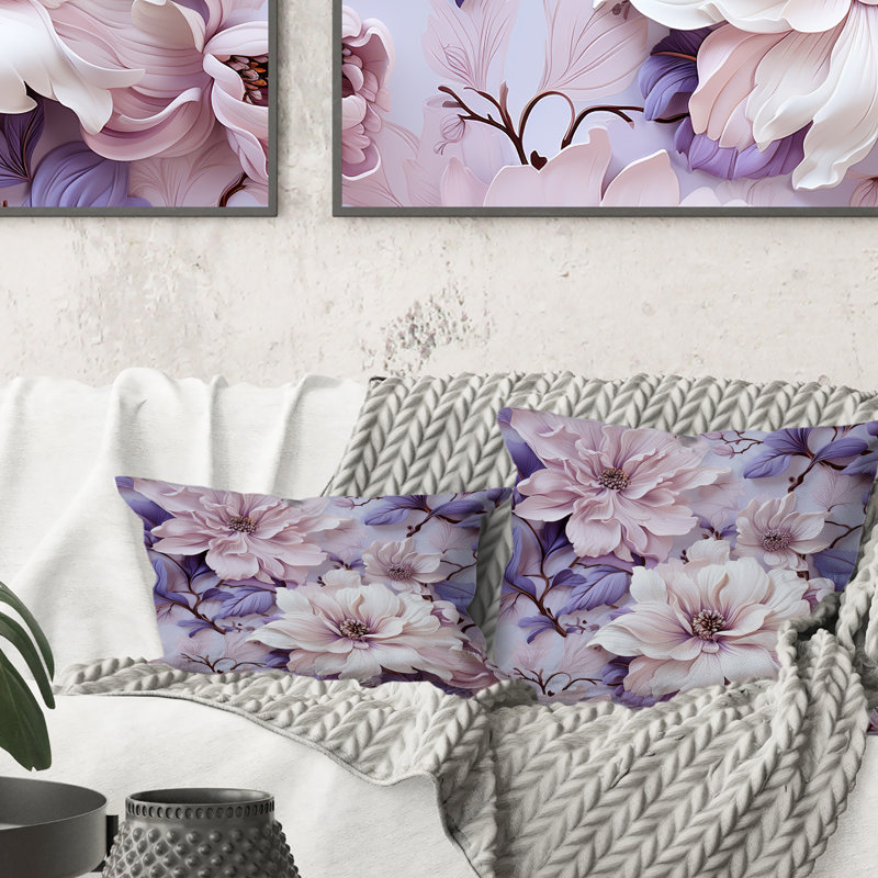 Floral Throw Pillow