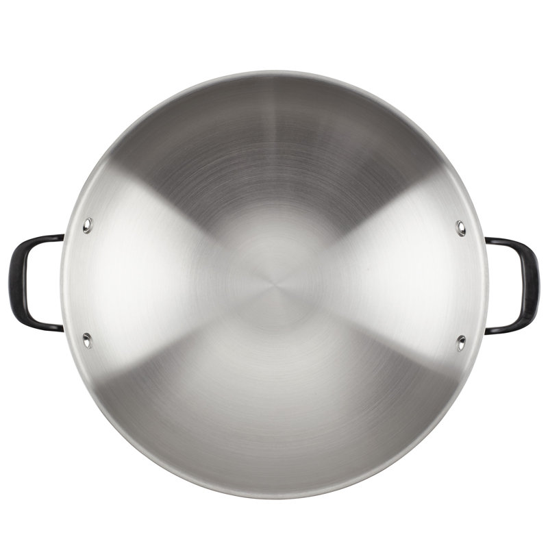 KitchenAid 15-Inch Stainless Steel Induction Wok with Handles