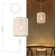 Plug in Pendant Light, Rattan Hanging Lights with Plug in Cord 15ft Dimmable Cord