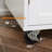 Kitchen Island Cart Rolling Trolley Cart With Drawer, Storage Cabinet & Towel Rack, White