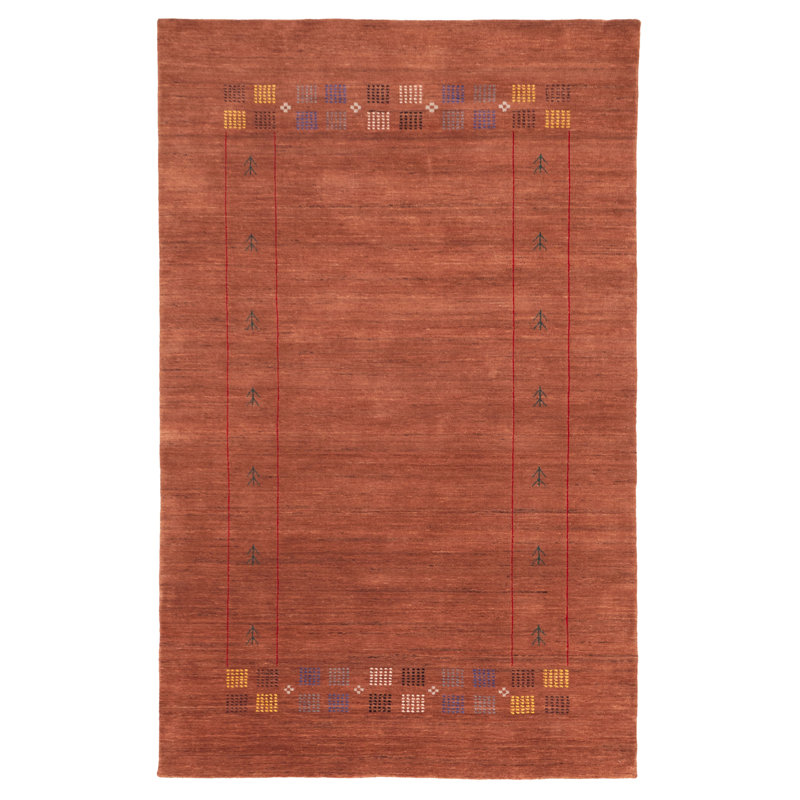 Kashkuli Gabbeh Copper Rug 4'10" x 7'10"