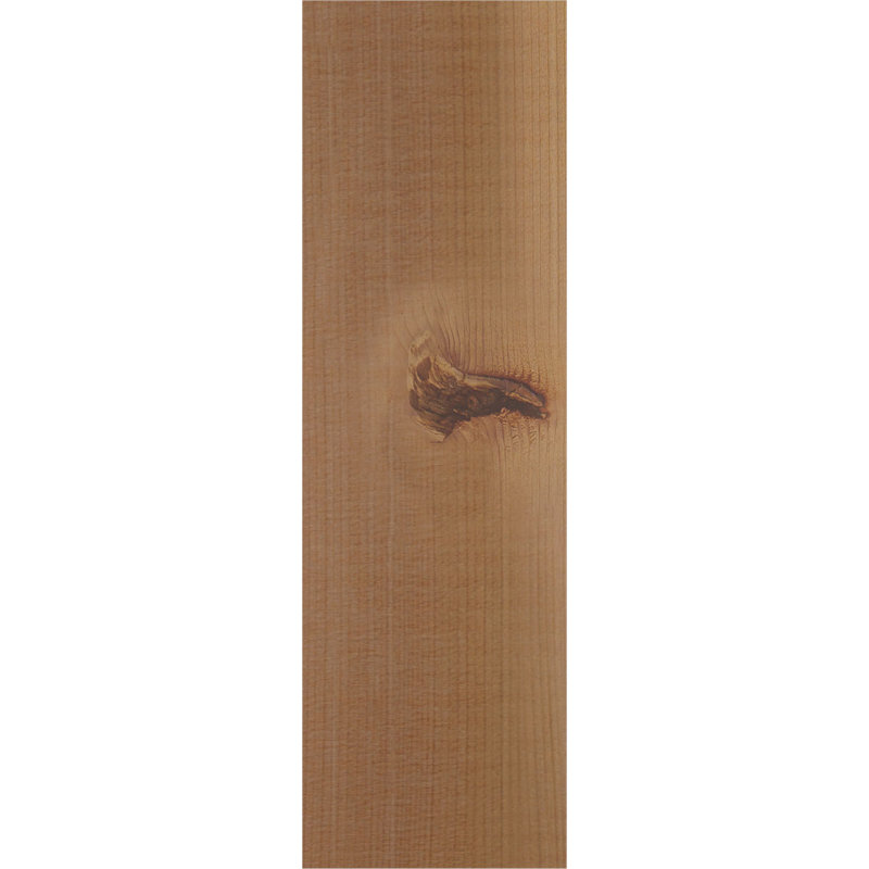 Queue Monterey, Cèdre rouge, 12" H x 24" W x 3.5" D