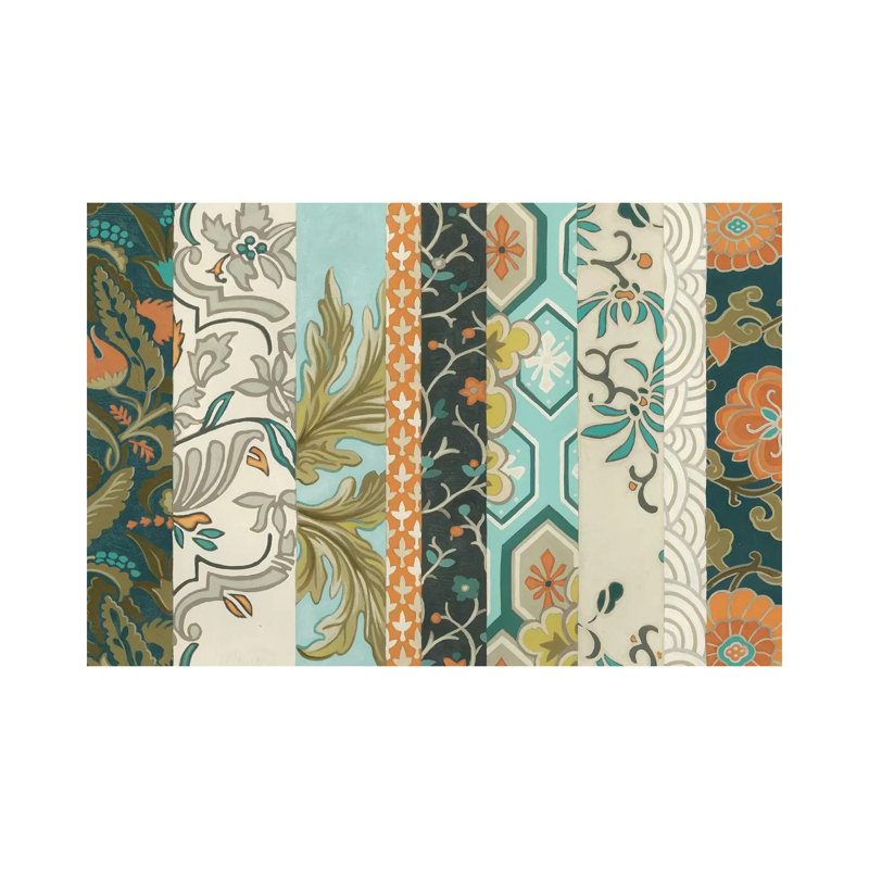 Textile Strata II by June Erica Vess - Wrapped Canvas Print, 20.32 cm H x 30.48 cm W