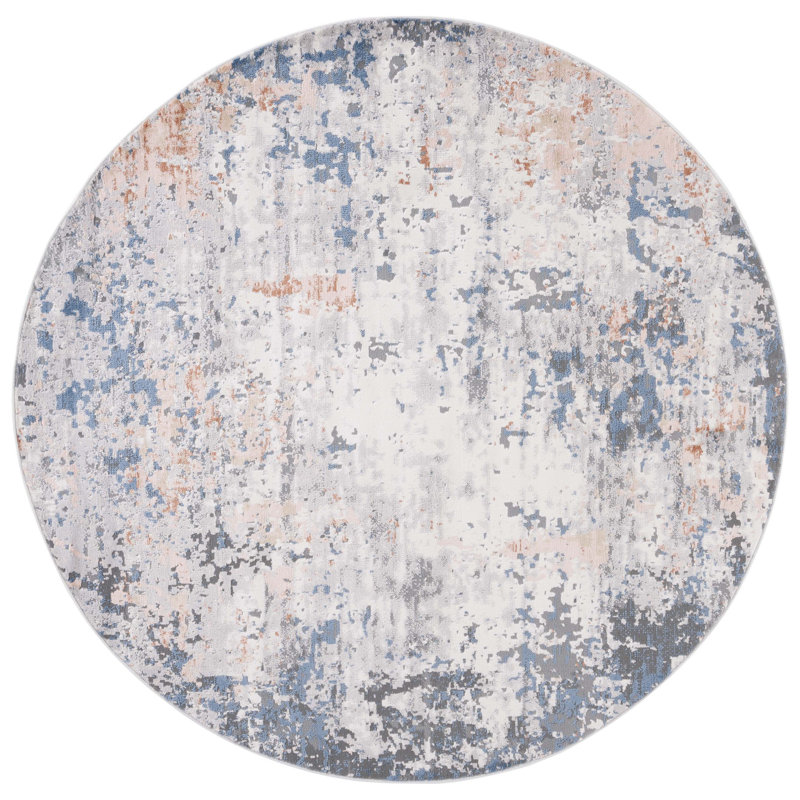 Eternal Performance Abstract Rug, Round 6'7"