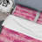 Pink Striped Pattern - Abstract Duvet Cover Set - Microfiber Polyester-1503878944