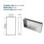 Niche de douche en acier inoxydable 25 po x 13 po-1015617119-1015617110