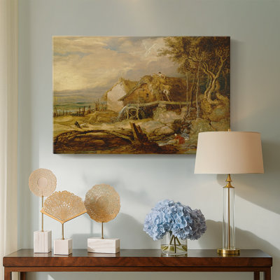 James Ward "A Watermill" - Museum Quality Gallery Wrapped Canvas Wall Art
