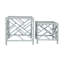 Chippendale Glass Nesting End Table-27290368