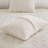 3 Pieces Cable Knit Chenille Comforter Set,Ivory-130473907