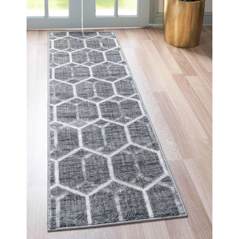 Clidy Abstract Indoor Rug, Runner 2' x 6'