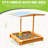 Sunside Sails Winslow 46.5'' x 46.5'' Solid Wood Sandbox