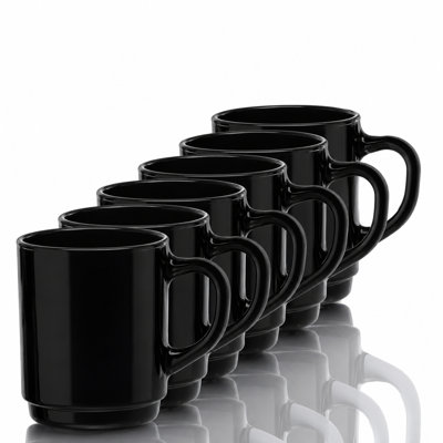 Tasse à café en verre trempé