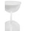 White Finish Mango Wood Abstract Side Table-145237360