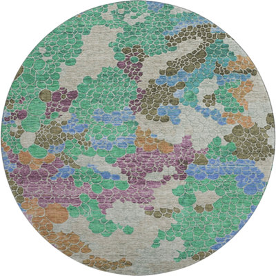 Premium Machine Washable Mayfield AMF1906 Geometric Rug