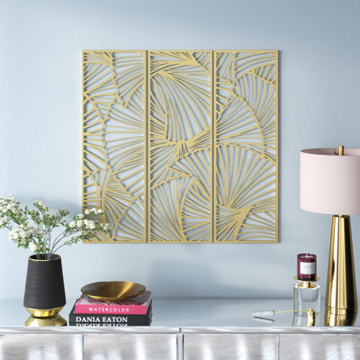 Handmade Glam Abstract Wall Decor