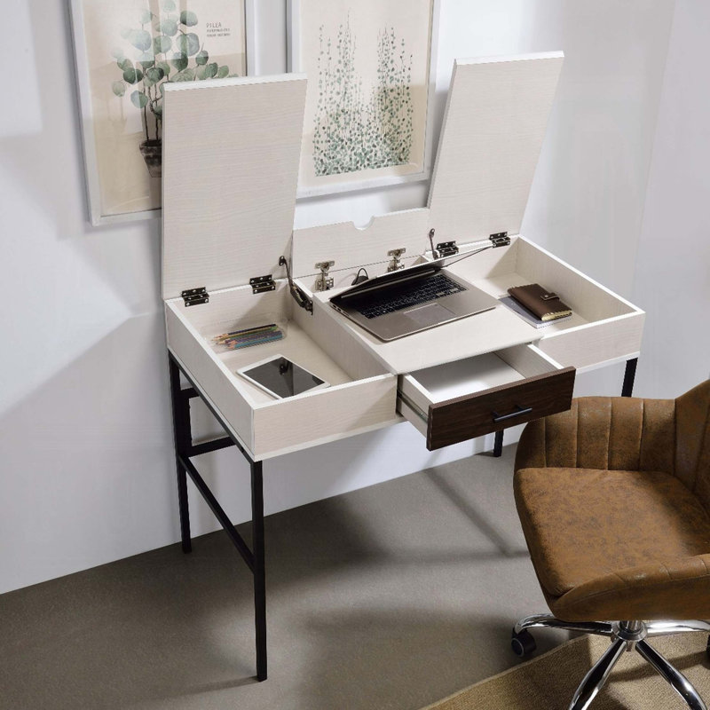 Bureau d'écriture avec port USB, Naturel
