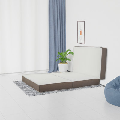 Cabrera 4-Inch Portable Tri-Folding Capability Gel Memory Foam Mattress, Removable and Washable