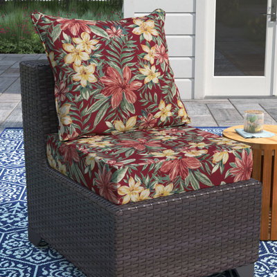 Coussin de chaise longue d'extérieur 5,75 po ARDEN Ruby