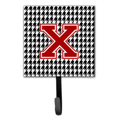 Porte-laisse houndstooth et crochet mural