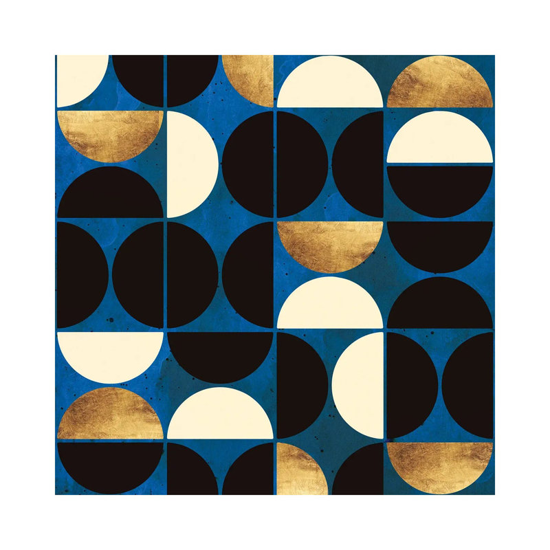 Retro Moon - Print on Canvas, Wrapped Canvas, 30.48 cm H x 30.48 cm W